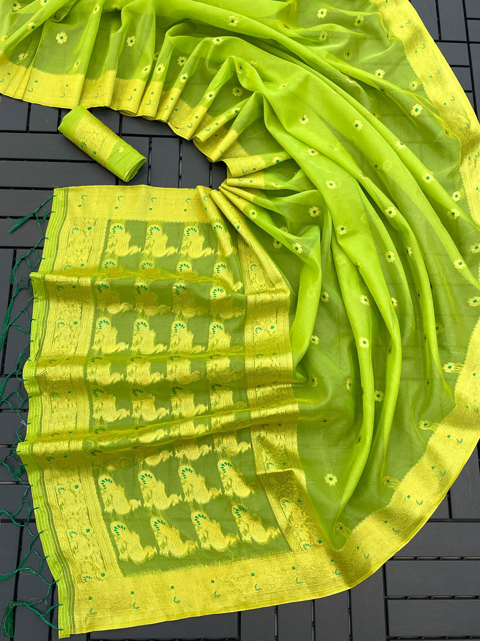 Roopkala Organza 3M Designer Organza Silk Sarees Wholesale Market In Surat
